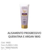 Alistamento Progressivo Queratina e Argan