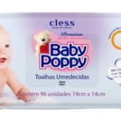 Lenço Umedecido Sache Baby Poppy c/96 toalhas
