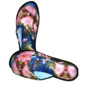 Chinelo De Quarto Aberto Feminino Floral Cod 267