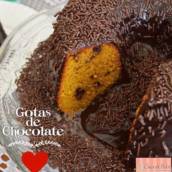 Bolo Gotas de Chocolate Avaré 