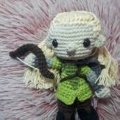 Legolas de Senhor dos Anéis tem cerca de 20 cm