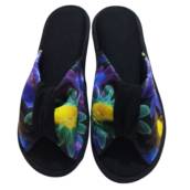 Chinelo De Pano Franzido Feminino Cod 10