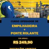 Curso Operador de Empilhadeira + Ponte Rolante