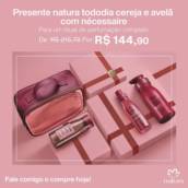 Presente Natura Tododia Cereja e Avelã com Nécessaire