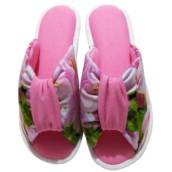 Chinelo De Quarto Feminino Franzido Cod 143