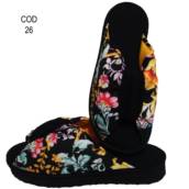 Chinelo De Quarto Feminino- Sola Tipo Anabela Cod 26
