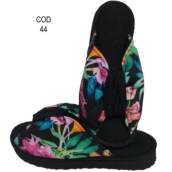 Chinelo De Quarto Feminino- Sola Tipo Anabela Cod 44