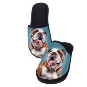 Pantufa Bulldog Buldogue Inglês - Personalizada