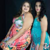Vestido Floral Plus Size 