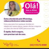 Olá! Sou a Aline Consultora de Vendas 