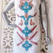 Vestido Branco estilo Indiano