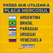 Placas Mercosul