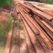 Venda de trilhos de trem em Rondonópolis, MT por Sucatão Do Alemão