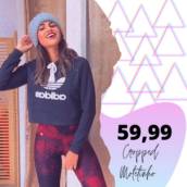Moletom Cropped adidas
