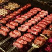 Espetinho de Linguiça tradicional
