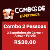 Combos de Espetinhos 2 Pessoas R$30,00
