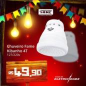 Chuveiro e tomada 
