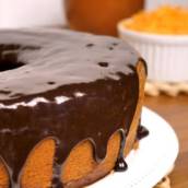 Cenoura com calda de chocolate
