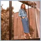 Camisa Jeans com Babadinhos Titanium Jeans Moda Evangélica