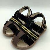 Sandália Preto/Cinza