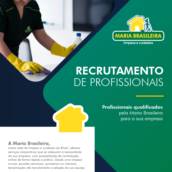 Recrutamento e seleção de equipe de limpeza