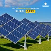  Instalação rural de painel solar