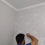 Adesivação de Papel de parede