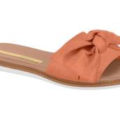 Rasteira Flat Moleca Laço 