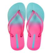 Chinelo Ipanema Azul e Rosa Degradê