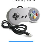 Controle Gamer Retrô USB em Bauru