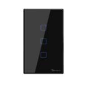 Sonoff TX3 Interruptor Inteligente Wifi, Preto, 1 botão