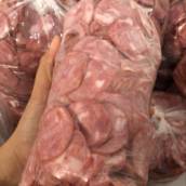 Linguiça fatiada