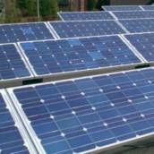 Instalação de energia solar comercial