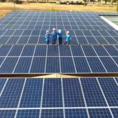 Instalação de energia solar rural 