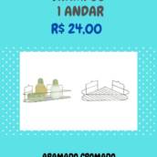 Suporte de canto para Shampoo de 1 andar