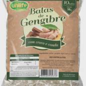 Bala de Gengibre, Cravo e Canela 36g - Unilife