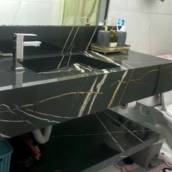Pias esculpidas em porcelanato