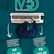 Higienização de ar condicionado