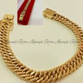 Pulseira Grumet Masculina Ouro 18k com 25 Gr