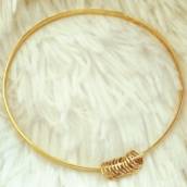 Pulseira Argola Feminina Ouro 18k com 12 Gr