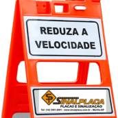 Placas de Sinalização - Reduza a velocidade