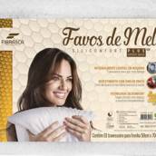 Travesseiro Favo de Mel Alto Fibrasca