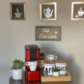 Decoração para o cantinho do Café em Bauru