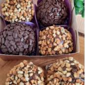 Caixinha com brigadeiros belga
