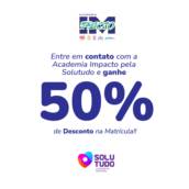 Ganhe 50% de Desconto na Matrícula!