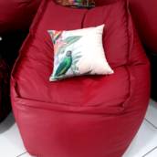 Puff Poltrona vermelho em Bauru 