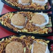 Barca de lanche com batata frita