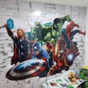 Papel de parede autocolante de personagem
