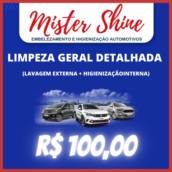 LAVAGEM COMPLETA AUTOMOTIVA - LIMPEZA GERAL DETALHADA - LAVAGEM EXTERNA + HIGIENIZAÇÃO INTERNA