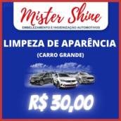 LAVA RÁPIDO LAVAGEM EXTERNA - CARRO GRANDE - LIMPEZA DE APARÊNCIA 